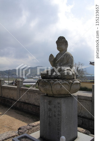 Yakushi Nyorai statue at Kokubunji Temple, the 59th temple of the Shikoku Pilgrimage 135233657