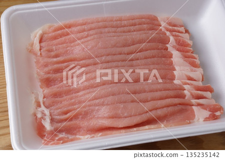 Domestic pork loin slice Domestic pork loin slice 135235142