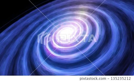 Abstract blue swirling twisted vortex energy cosmic galactic bright glowing spinning tunnel made of lines, background Abstract blue swirling twisted vortex energy cosmic galactic bright glowing spinning tunnel made of lines, background 135235212