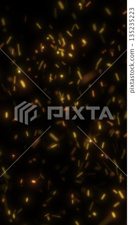 Abstract glowing particles floating in darkness, creating a dynamic and ethereal light field Abstract glowing particles floating in darkness, creating a dynamic and ethereal light field 135235223