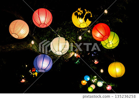 Illuminations of lanterns 135236258