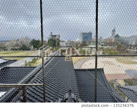 [Toyama Prefecture] View of the city from the Toyama Castle tower 135236376