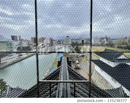 [Toyama Prefecture] View of the city from the Toyama Castle tower 135236377