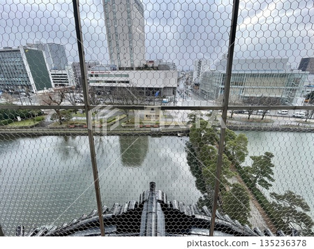 [Toyama Prefecture] View of the city from the Toyama Castle tower 135236378