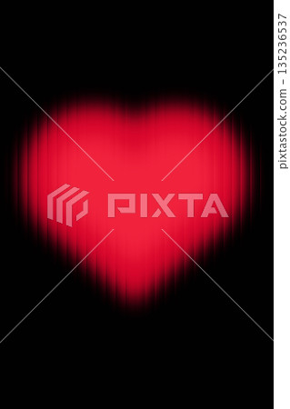 Abstract Red Love Heart Light Effect Abstract Red Love Heart Light Effect 135236537
