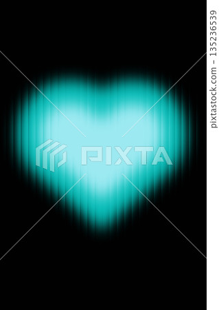 Abstract Turquoise Light Heart Love Symbol Abstract Turquoise Light Heart Love Symbol 135236539