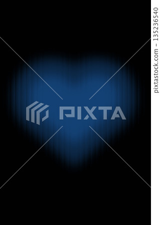 Abstract Deep Blue Love Heart Light Effect Abstract Deep Blue Love Heart Light Effect 135236540