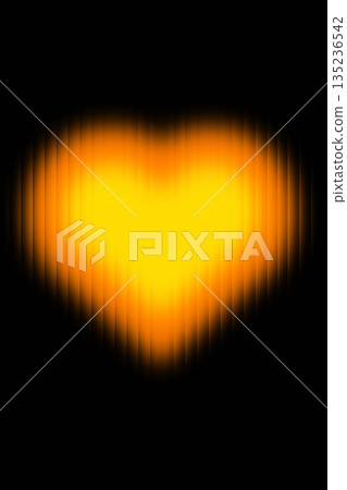 Abstract Warm Golden Heart Light Effect Abstract Warm Golden Heart Light Effect 135236542