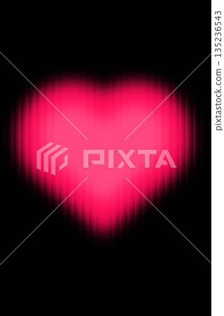 Abstract Pink Love Heart Light Effect Abstract Pink Love Heart Light Effect 135236543