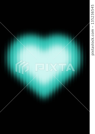 Abstract Light Blue Heart Love Symbol 135236545