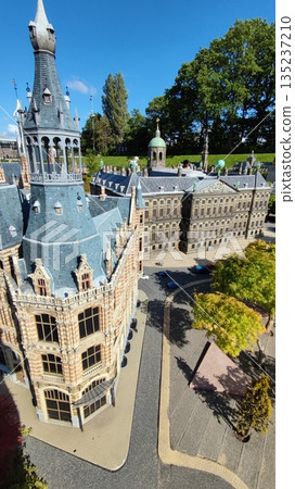 The Hague, Netherlands - May 27 2022: Netherland Miniature at Madurodam The Hague, Netherlands - May 27 2022: Netherland Miniature at Madurodam 135237210