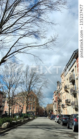 Brussels, Belgium - March 13 2023: Brussels City Surrounding View Brussels, Belgium - March 13 2023: Brussels City Surrounding View 135237477