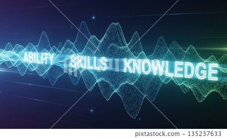 Dashboard displays qualifications clearly, User interface highlights certifications and achievements 135237633