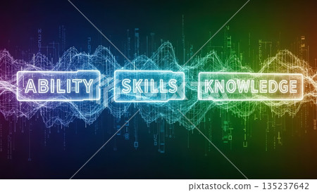 Signal skill assessment, Inner talent revealed through subtle reflections and luminous ambiance Signal skill assessment, Inner talent revealed through subtle reflections and luminous ambiance 135237642