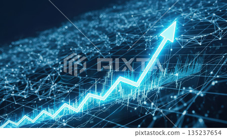Advancement illustrated via global network and intelligent signals Advancement illustrated via global network and intelligent signals 135237654