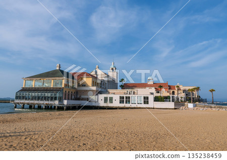 Marizon wedding hall by beach at Momochi Seaside Park, Fukuoka 135238459