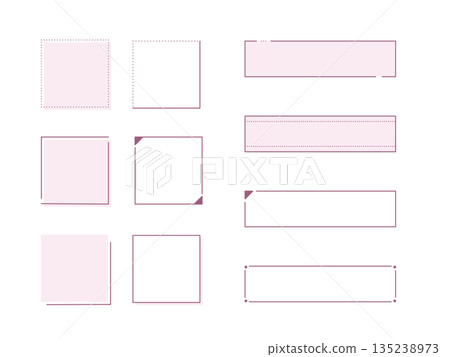 simple heading frame set 135238973