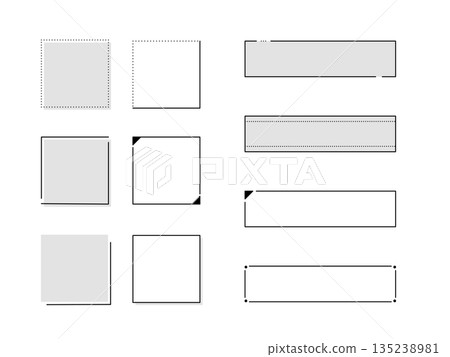 簡單的標題框架集 135238981