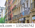 San Sebastian, Old Town, street, shops, midsummer, Spain 135240742
