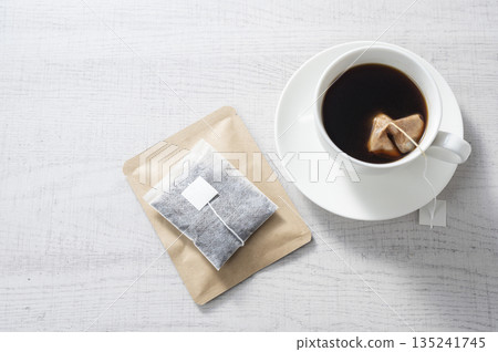 Tea bag coffee Tea bag coffee 135241745