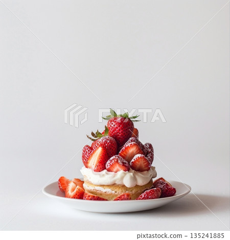 Strawberry cake 135241885