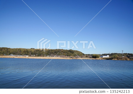 Landscape on the riverbank Landscape on the riverbank 135242213