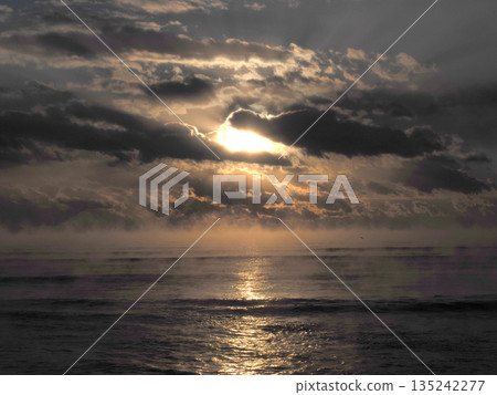 First sunrise of 2026 at Otsu Coast First sunrise of 2026 at Otsu Coast 135242277