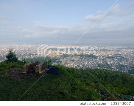 View of Kyoto cityscape from Mt. Daimonji 135243007