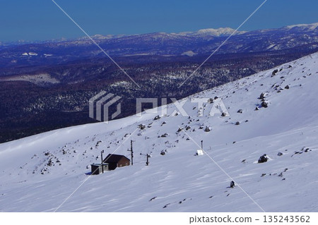 Winter refuge hut on Mt. Tokachi and Mt. Teshio Winter refuge hut on Mt. Tokachi and Mt. Teshio 135243562