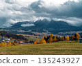 Polish Tatra Mountains panorama from Czarna Gora viewpoint 135243927