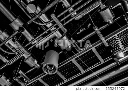 工廠管道和閥門 工廠管道和閥門 135243972