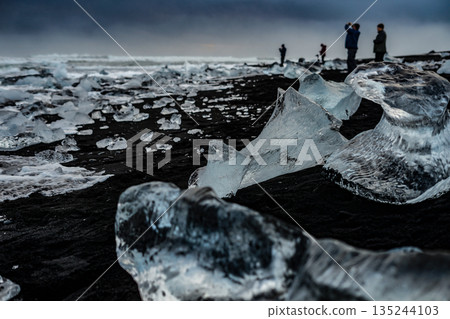 Image of drift ice on Diamond Beach (Iceland) 135244103
