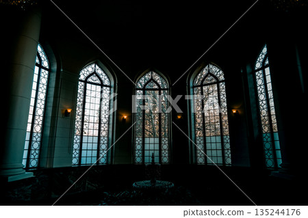 Retro window glass Retro window glass 135244176