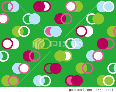 綠色點狀抽象圖案 135244891
