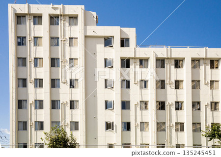 Japanese modern architecture building, 135245451