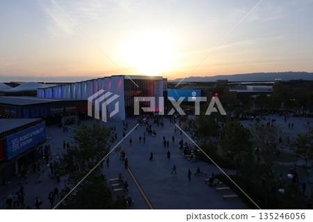 The French and American Pavilions at the Osaka-Kansai Expo (EXPO 2025) The French and American Pavilions at the Osaka-Kansai Expo (EXPO 2025) 135246056