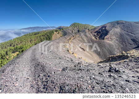 Crater Trekking in Volcanic Landscape 135246523