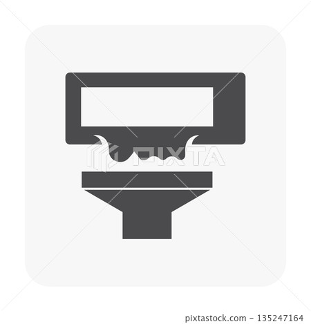 Air Conditioner Cleaning Icon 135247164