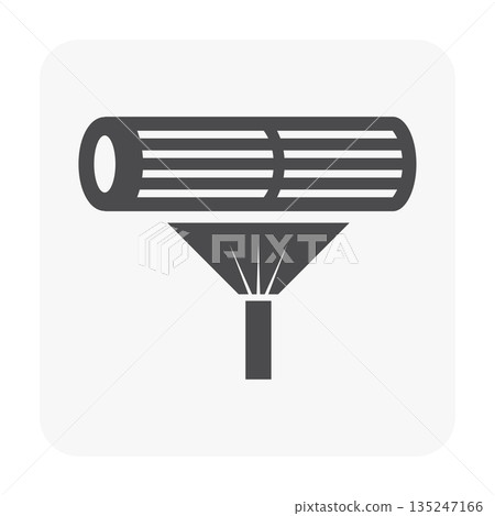 Squirrel Fan Cleaning Icon 135247166