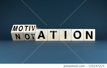 Wooden blocks transforming from Notation to Motivation Wooden blocks transforming from Notation to Motivation 135247223