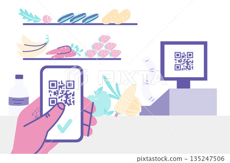 Food delivery online service concept. Food delivery online service concept. 135247506
