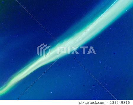 Spectacular Aurora Borealis dancing across the starry night sky. Spectacular Aurora Borealis dancing across the starry night sky. 135249816