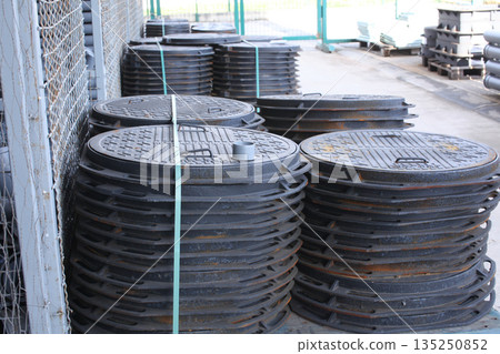 background of real construction, elements and tools disorder 135250852