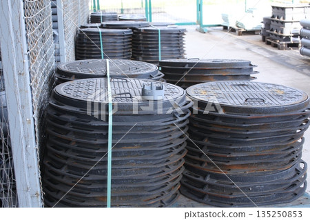 background of real construction, elements and tools disorder 135250853