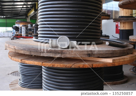 background of real construction, elements and tools disorder 135250857