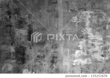 Abstract gray textured background with rough brush strokes and artistic grunge effect Abstract gray textured background with rough brush strokes and artistic grunge effect 135251676