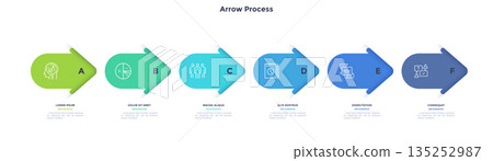 Modern Infographic Business Banner. Vector Illustration 135252987