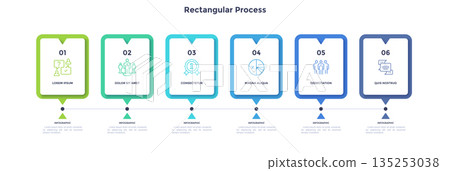 Modern Infographic Business Banner. Vector Illustration 135253038