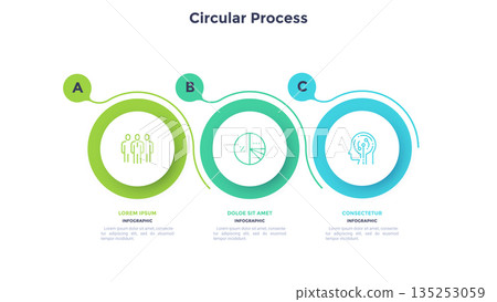 Modern Infographic Business Banner. Vector Illustration Modern Infographic Business Banner. Vector Illustration 135253059