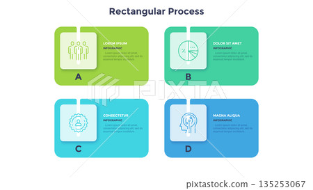 Modern Infographic Business Banner. Vector Illustration 135253067